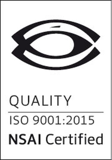 ISO 9001:2015 Quality, NSAI Certified